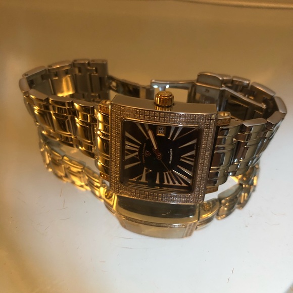 COPY - Swiss Legend Diamond Black Dial Bracelet Watch - Picture 4 of 5